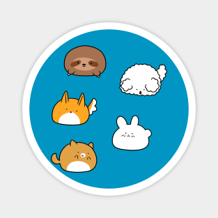 Cute Animal Blobs! Magnet